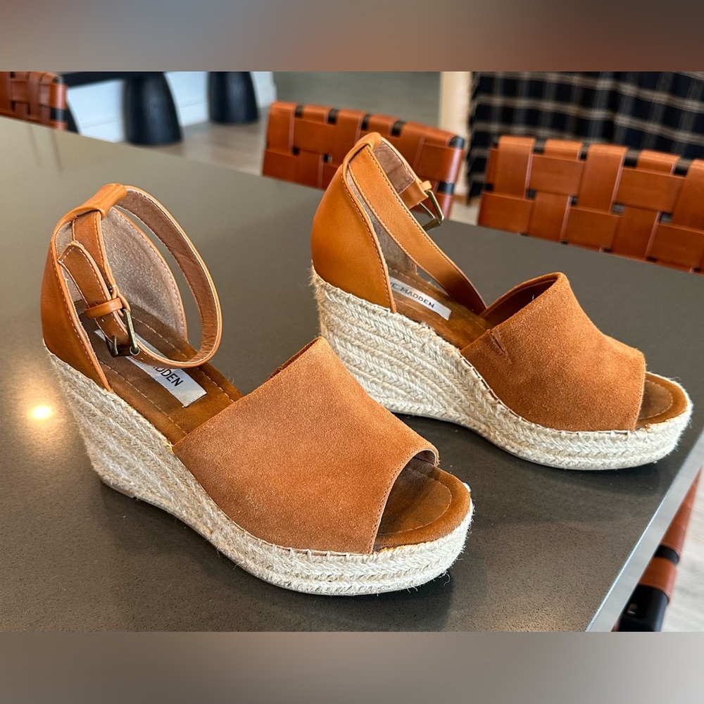 Steve Madden Jaylen Espadrille Wedge Sandal size 8.5